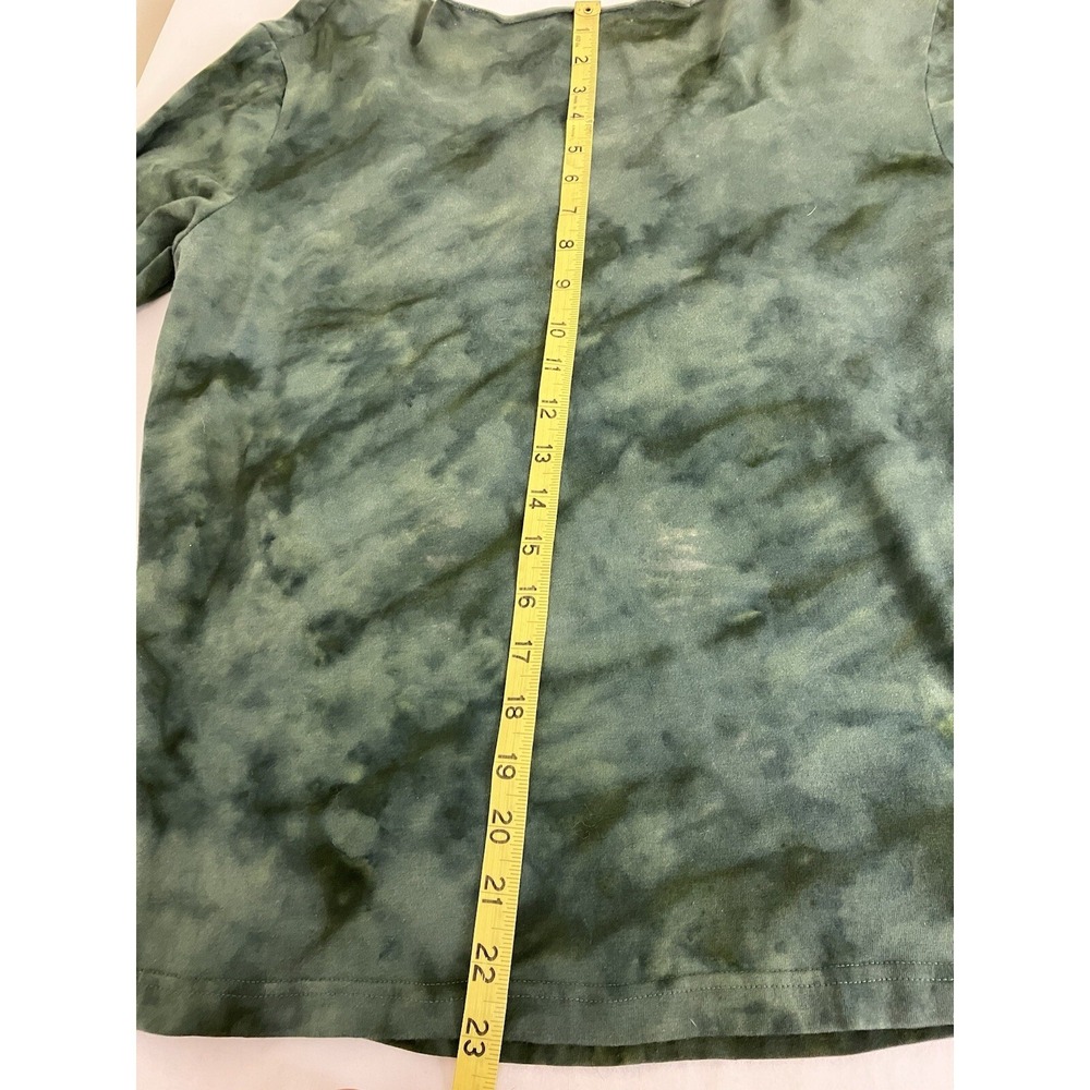 Colors Artwear Tie Dye Top Womens Size 3 / XL Green Boho Artsy - Picture 6 of 7